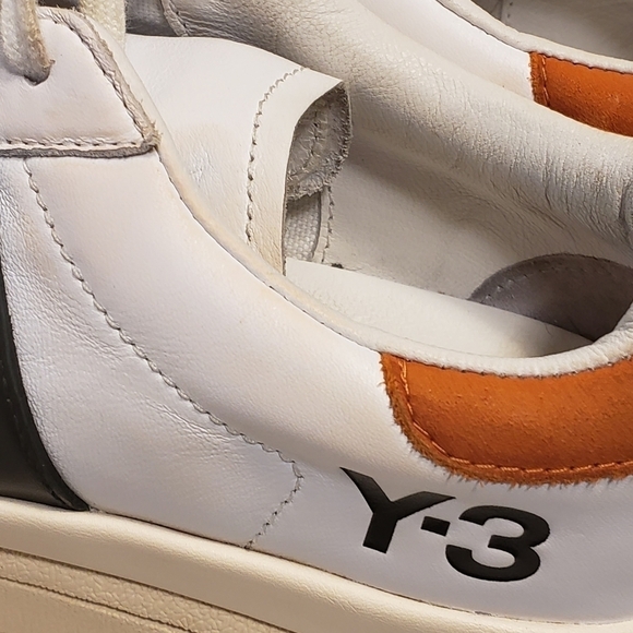 Adidas Y-3 Hicho Sneakes White Red 7 1/2 - Picture 7 of 10